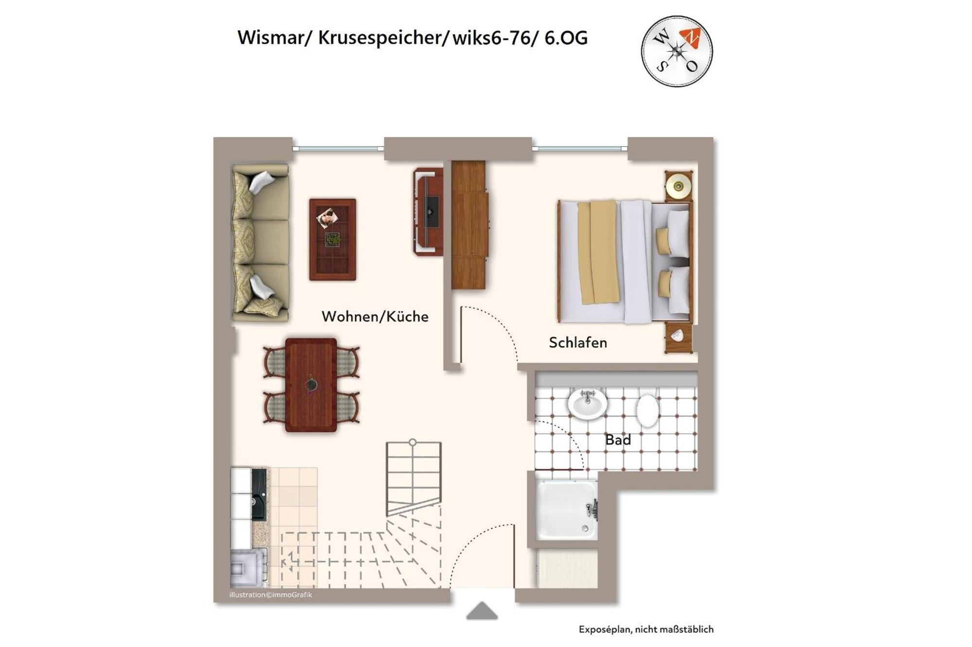 Krusespeicher Krusespeicher 6-76 Apartment